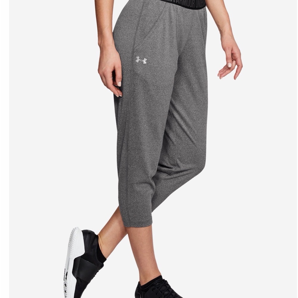 Under Armour Women's Heathered Gray Capri Pants